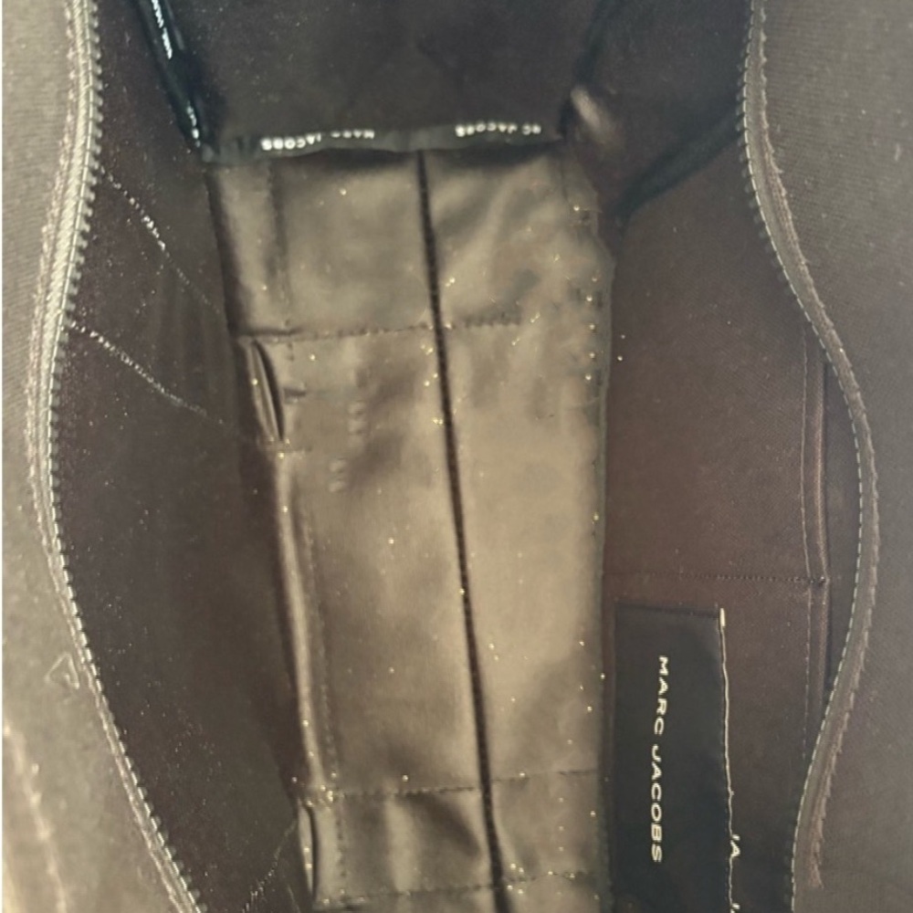 Marc Jacobs Black Canvas Tote Bag - Picture 3 of 3